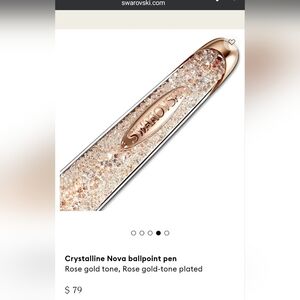 NEW AUTHENTIC GENUINE SWAROVSKI ROSE GOLD 🌹 BALLPOINT PEN